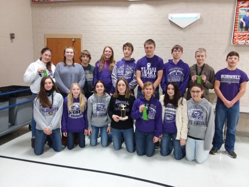 Burwell Public Schools BHS Students Excel at Scholastic Event
