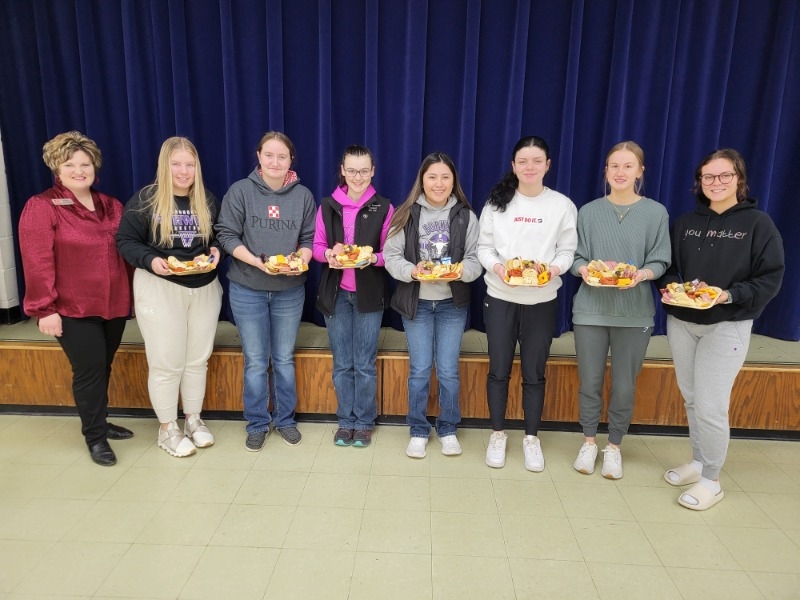 Burwell Public Schools UNL Extension Visits Senior Seminar Class
